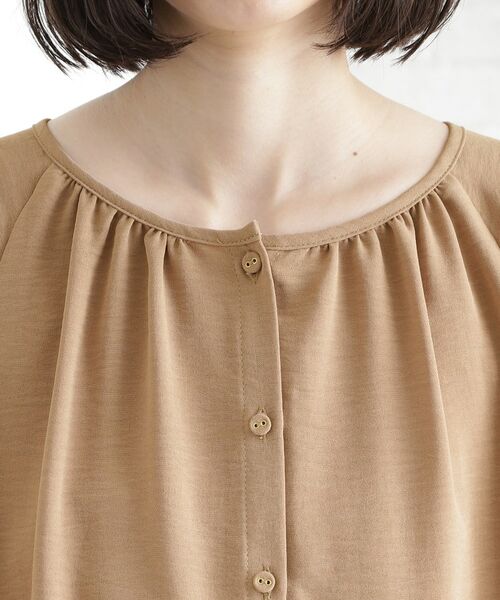 THE SHOP TK / ザ ショップ ティーケー シャツ・ブラウス | 袖フレアブラウス【防シワ／接触冷感／洗濯機OK/セットアップ可】 | 詳細28