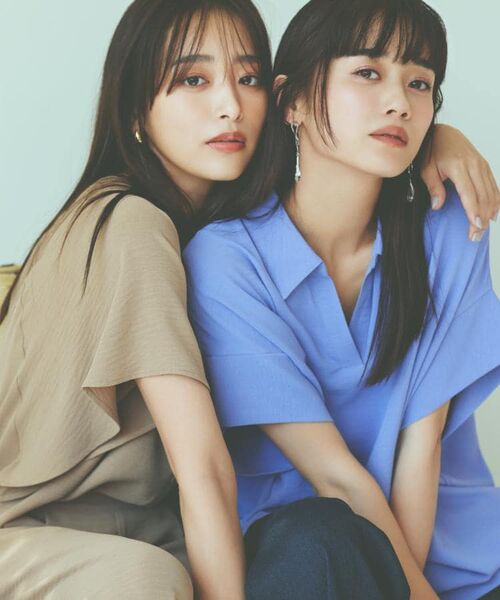 THE SHOP TK / ザ ショップ ティーケー シャツ・ブラウス | 袖フレアブラウス【防シワ／接触冷感／洗濯機OK/セットアップ可】 | 詳細3