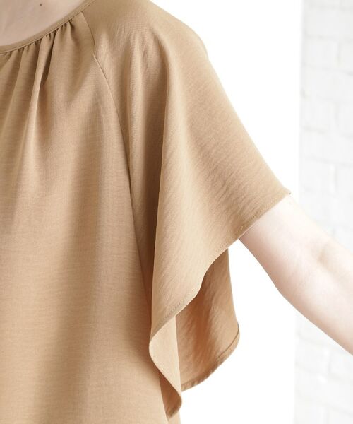 THE SHOP TK / ザ ショップ ティーケー シャツ・ブラウス | 袖フレアブラウス【防シワ／接触冷感／洗濯機OK/セットアップ可】 | 詳細30