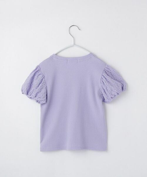 THE SHOP TK / ザ ショップ ティーケー Tシャツ | 【100-150】バルーンスリーブ半袖プルオーバー/洗濯機OK | 詳細16