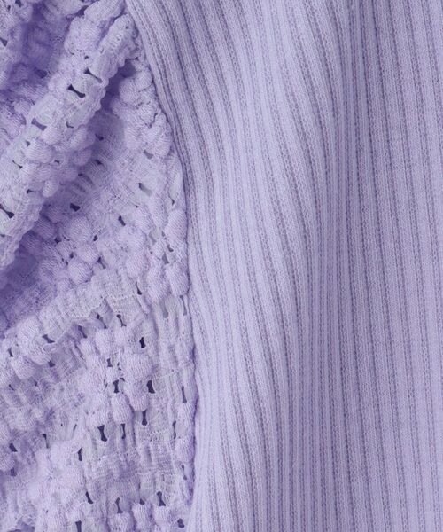 THE SHOP TK / ザ ショップ ティーケー Tシャツ | 【100-150】バルーンスリーブ半袖プルオーバー/洗濯機OK | 詳細20