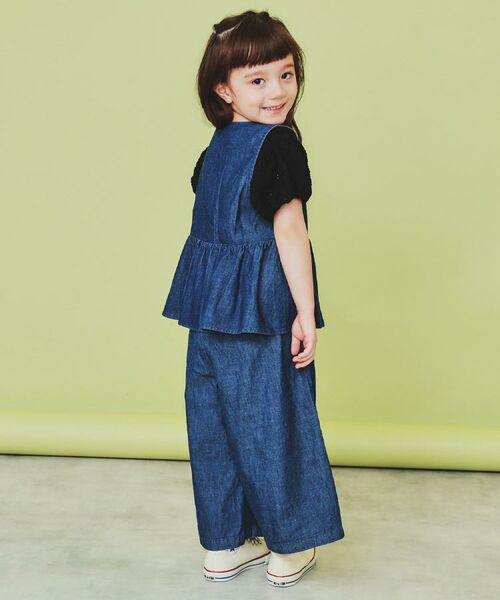 THE SHOP TK / ザ ショップ ティーケー Tシャツ | 【100-150】バルーンスリーブ半袖プルオーバー/洗濯機OK | 詳細9