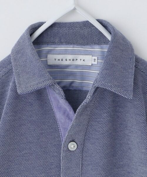 THE SHOP TK / ザ ショップ ティーケー Tシャツ | 【110-150】カノコポロシャツ/洗濯機OK・パパとおそろい | 詳細12