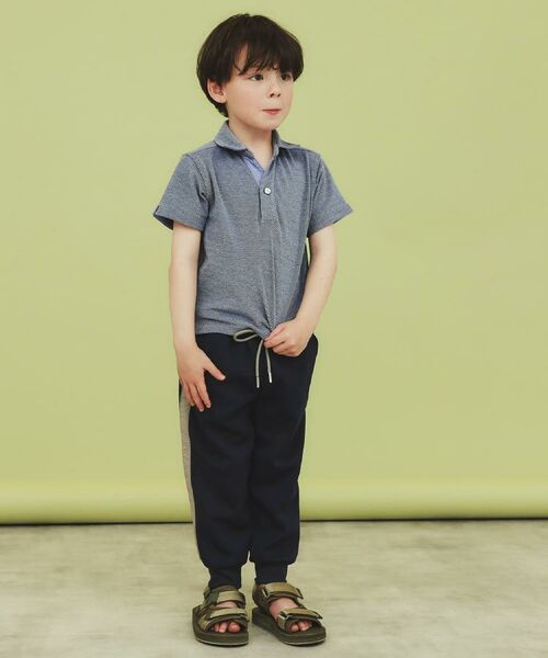 THE SHOP TK / ザ ショップ ティーケー Tシャツ | 【110-150】カノコポロシャツ/洗濯機OK・パパとおそろい | 詳細5