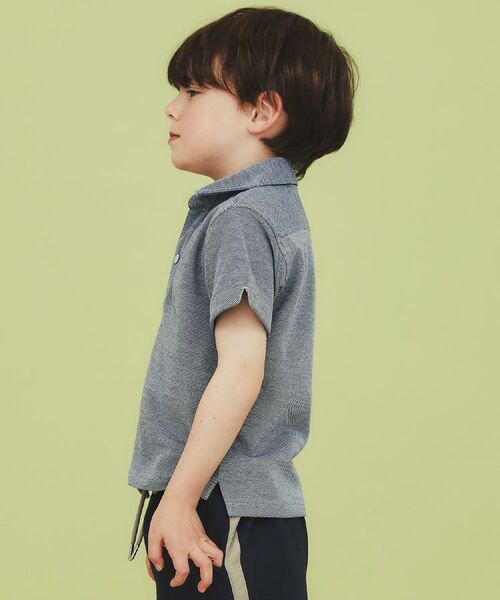 THE SHOP TK / ザ ショップ ティーケー Tシャツ | 【110-150】カノコポロシャツ/洗濯機OK・パパとおそろい | 詳細8