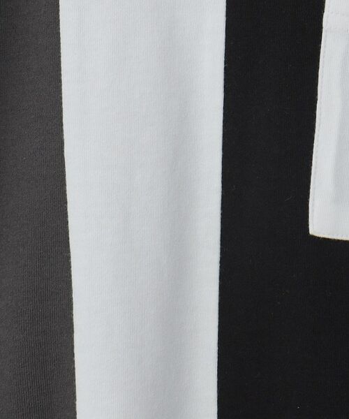 THE SHOP TK / ザ ショップ ティーケー Tシャツ | 【110-160/洗濯機OK】縦切替えポケットTシャツ | 詳細14