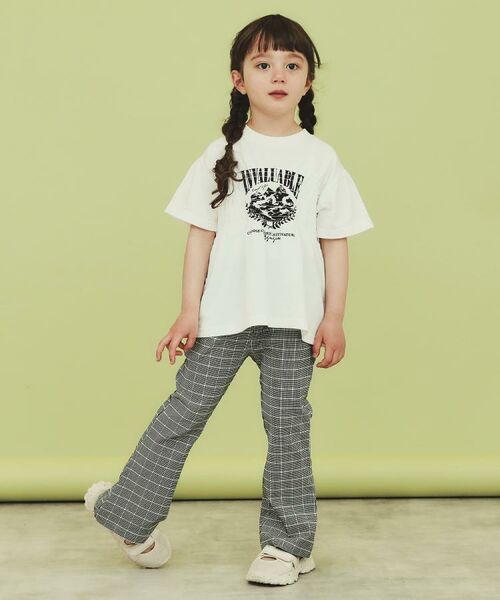 THE SHOP TK / ザ ショップ ティーケー カットソー | 【110-150】シャーリングロゴTシャツ/ママとおそろい・洗濯機OK | 詳細8