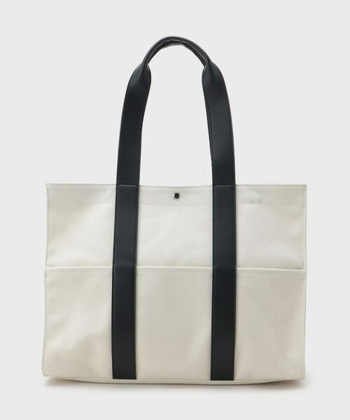 THE SHOP TK / ザ ショップ ティーケー トートバッグ | 【MonoMax7月号掲載】BOUOキャンバススクエアトート | 詳細1