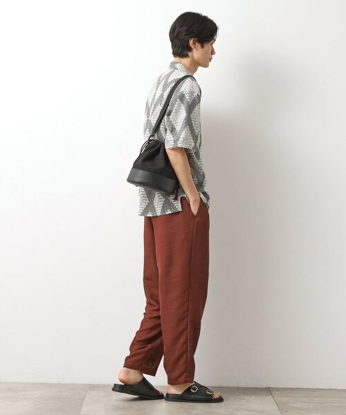 THE SHOP TK / ザ ショップ ティーケー ショルダーバッグ | BOUOキャンバス巾着ショルダー | 詳細13