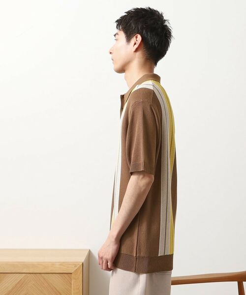 THE SHOP TK / ザ ショップ ティーケー ポロシャツ | 【日本テレビ系　ダメマネ！出演　鈴木仁さん着用】マルチストライプニットポロシャツ | 詳細11