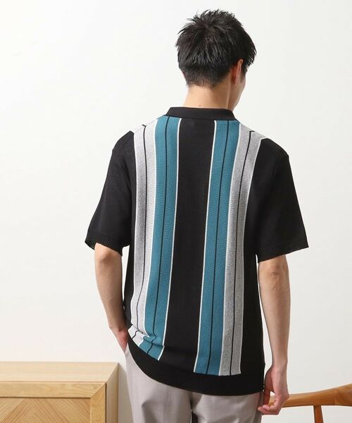 THE SHOP TK / ザ ショップ ティーケー ポロシャツ | 【日本テレビ系　ダメマネ！出演　鈴木仁さん着用】マルチストライプニットポロシャツ | 詳細17