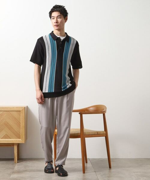 THE SHOP TK / ザ ショップ ティーケー ポロシャツ | 【日本テレビ系　ダメマネ！出演　鈴木仁さん着用】マルチストライプニットポロシャツ | 詳細18