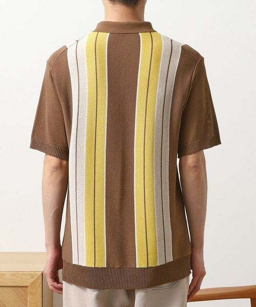 FR2 梅　ストライプニットポロシャツ ストライプニットポロシャツ - ストライプ | ZARA Japan / 日本
