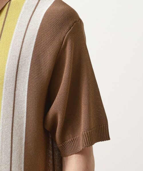 THE SHOP TK / ザ ショップ ティーケー ポロシャツ | 【日本テレビ系　ダメマネ！出演　鈴木仁さん着用】マルチストライプニットポロシャツ | 詳細24