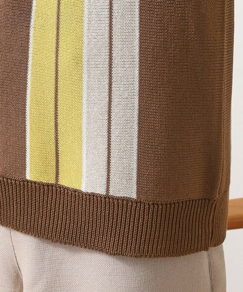 THE SHOP TK / ザ ショップ ティーケー ポロシャツ | 【日本テレビ系　ダメマネ！出演　鈴木仁さん着用】マルチストライプニットポロシャツ | 詳細25