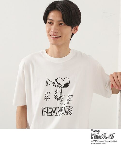 セール】 75周年PEANUTSデザイン半袖Tシャツ （Tシャツ）｜THE