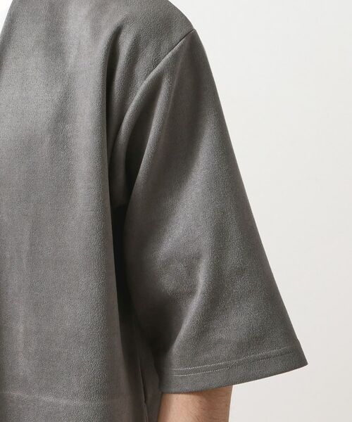 THE SHOP TK / ザ ショップ ティーケー カーディガン・ボレロ | フェイクスウェードアンサンブルカーディガン【五分袖カーディガン＋半袖Tシャツセットアイテム】 | 詳細21