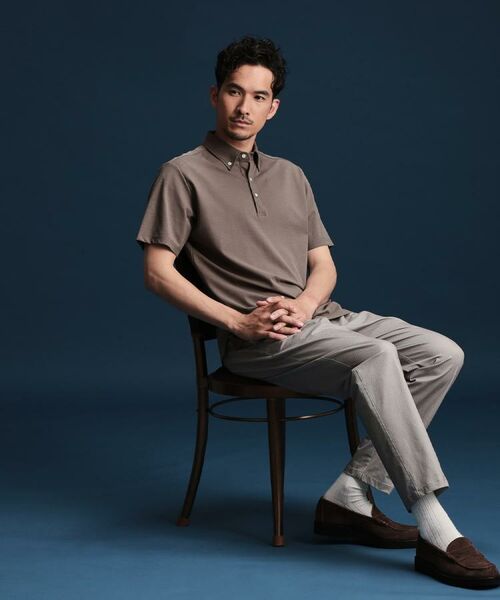 THE SHOP TK / ザ ショップ ティーケー ポロシャツ | アイスカノコポロシャツ 接触冷感/ビジネス対応 | 詳細4