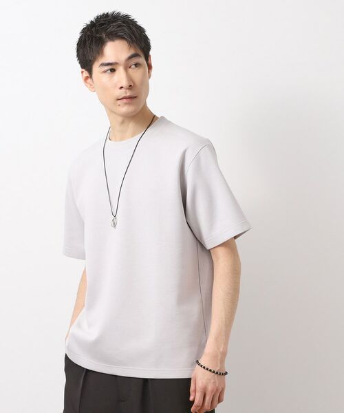 THE SHOP TK / ザ ショップ ティーケー Tシャツ | ダブルフェイス半袖Tシャツ　【洗濯機OK】 | 詳細1