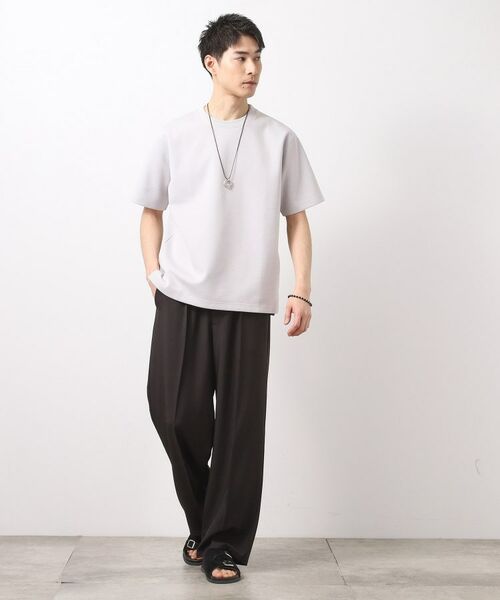 THE SHOP TK / ザ ショップ ティーケー Tシャツ | ダブルフェイス半袖Tシャツ　【洗濯機OK】 | 詳細3