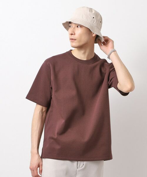 THE SHOP TK / ザ ショップ ティーケー Tシャツ | ダブルフェイス半袖Tシャツ　【洗濯機OK】 | 詳細5