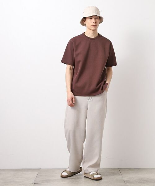 THE SHOP TK / ザ ショップ ティーケー Tシャツ | ダブルフェイス半袖Tシャツ　【洗濯機OK】 | 詳細7