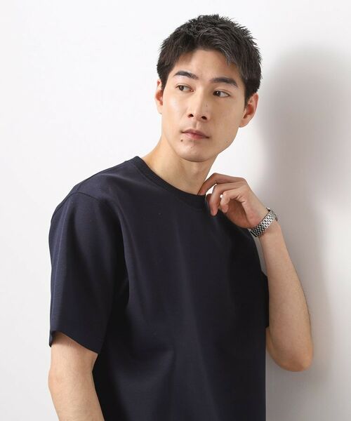 THE SHOP TK / ザ ショップ ティーケー Tシャツ | ダブルフェイス半袖Tシャツ　【洗濯機OK】 | 詳細9