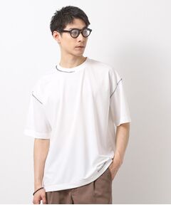 THE SHOP TK / ザ ショップ ティーケー Tシャツ | ブランケットステッチ半袖Tシャツ