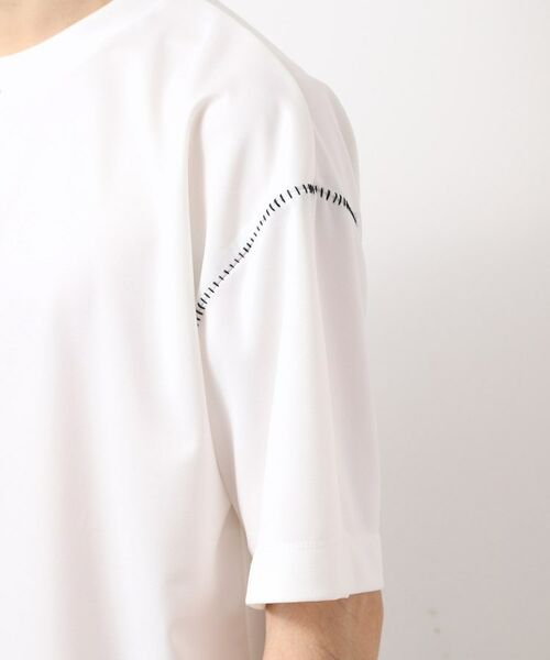 THE SHOP TK / ザ ショップ ティーケー Tシャツ | ブランケットステッチ半袖Tシャツ | 詳細13