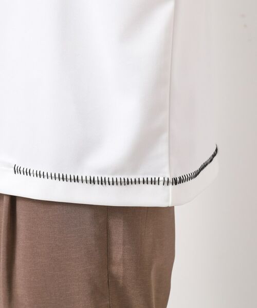 THE SHOP TK / ザ ショップ ティーケー Tシャツ | ブランケットステッチ半袖Tシャツ | 詳細14