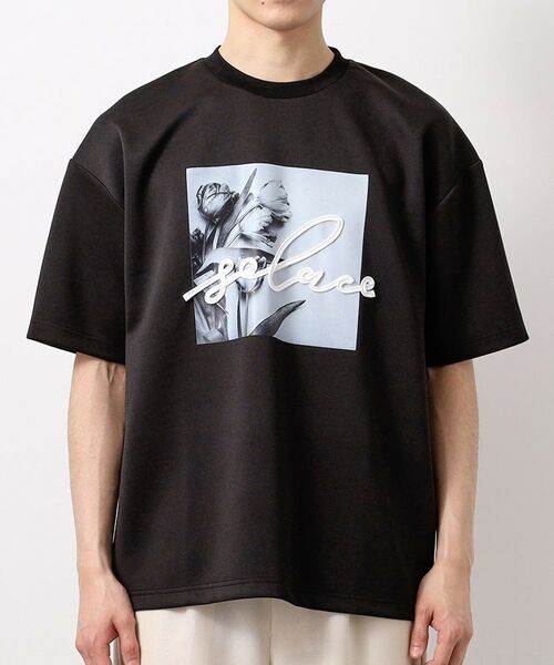 THE SHOP TK / ザ ショップ ティーケー Tシャツ | コード刺繍フォト半袖Tシャツ | 詳細9