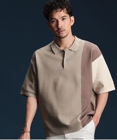 THE SHOP TK / ザ ショップ ティーケー ポロシャツ | パネルニットポロシャツ