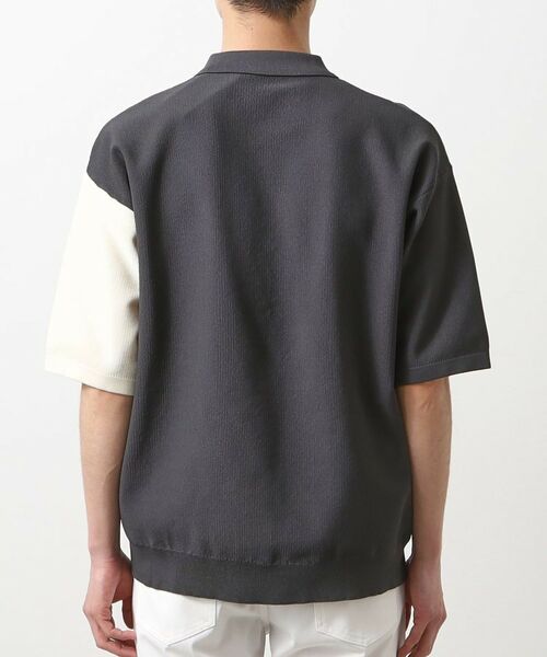 THE SHOP TK / ザ ショップ ティーケー ポロシャツ | パネルニットポロシャツ | 詳細20