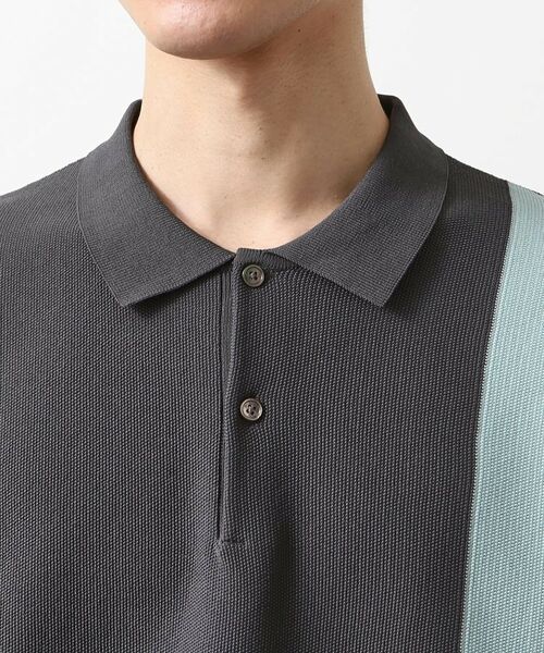 THE SHOP TK / ザ ショップ ティーケー ポロシャツ | パネルニットポロシャツ | 詳細21