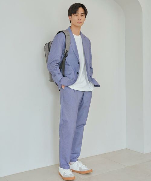 THE SHOP TK / ザ ショップ ティーケー テーラードジャケット | スマートムーブメッシュジャケット【セットアップ可/洗濯機OK】 | 詳細2