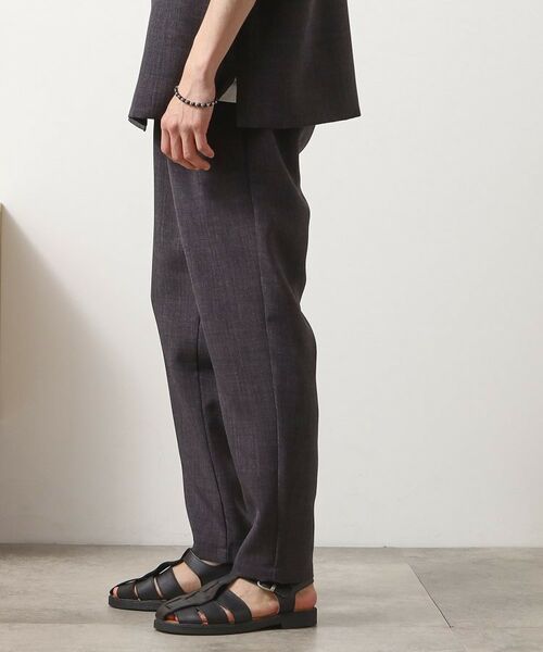 THE SHOP TK / ザ ショップ ティーケー パンツ | リネンライクイージーパンツ【セットアップ可】 | 詳細1