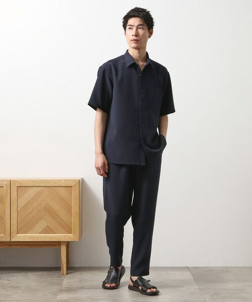 THE SHOP TK / ザ ショップ ティーケー パンツ | リネンライクイージーパンツ【セットアップ可】 | 詳細15