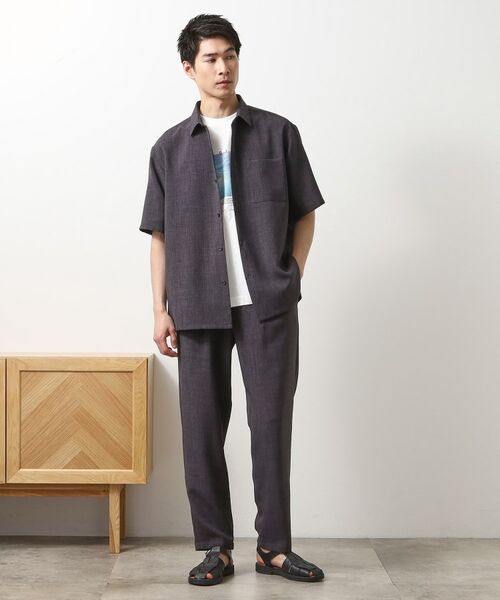 THE SHOP TK / ザ ショップ ティーケー パンツ | リネンライクイージーパンツ【セットアップ可】 | 詳細3