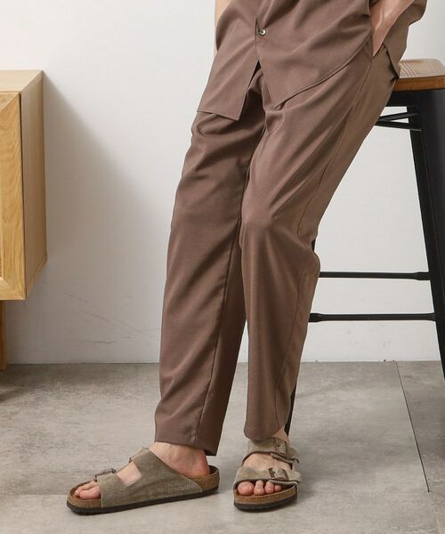 THE SHOP TK / ザ ショップ ティーケー パンツ | クールファイバーイージーパンツ　接触冷感／吸水速乾／UVケア／軽量／セットアップ可 | 詳細4