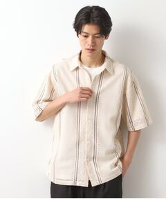 THE SHOP TK / ザ ショップ ティーケー シャツ・ブラウス | クラフトレースアンサンブルシャツ【半袖Tシャツセットアイテム/オーバーサイズ/洗濯機OK】
