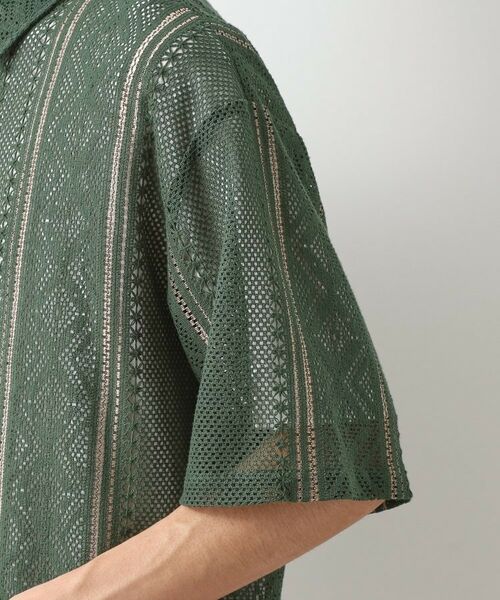 THE SHOP TK / ザ ショップ ティーケー シャツ・ブラウス | クラフトレースアンサンブルシャツ【半袖Tシャツセットアイテム/オーバーサイズ/洗濯機OK】 | 詳細14