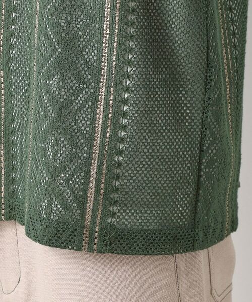 THE SHOP TK / ザ ショップ ティーケー シャツ・ブラウス | クラフトレースアンサンブルシャツ【半袖Tシャツセットアイテム/オーバーサイズ/洗濯機OK】 | 詳細15