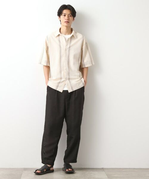 THE SHOP TK / ザ ショップ ティーケー シャツ・ブラウス | クラフトレースアンサンブルシャツ【半袖Tシャツセットアイテム/オーバーサイズ/洗濯機OK】 | 詳細3