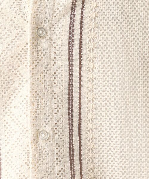 THE SHOP TK / ザ ショップ ティーケー シャツ・ブラウス | クラフトレースアンサンブルシャツ【半袖Tシャツセットアイテム/オーバーサイズ/洗濯機OK】 | 詳細4