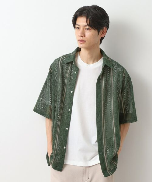 THE SHOP TK / ザ ショップ ティーケー シャツ・ブラウス | クラフトレースアンサンブルシャツ【半袖Tシャツセットアイテム/オーバーサイズ/洗濯機OK】 | 詳細5