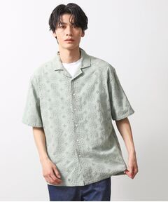 THE SHOP TK / ザ ショップ ティーケー シャツ・ブラウス | インド刺繍半袖シャツ　【親子リンク/洗濯機OK】