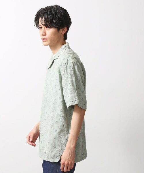 THE SHOP TK / ザ ショップ ティーケー シャツ・ブラウス | インド刺繍半袖シャツ　【親子リンク/洗濯機OK】 | 詳細13