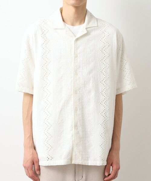 THE SHOP TK / ザ ショップ ティーケー シャツ・ブラウス | インド刺繍半袖シャツ　【親子リンク/洗濯機OK】 | 詳細17