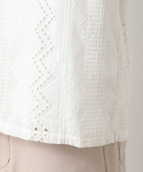 THE SHOP TK / ザ ショップ ティーケー シャツ・ブラウス | インド刺繍半袖シャツ　【親子リンク/洗濯機OK】 | 詳細22