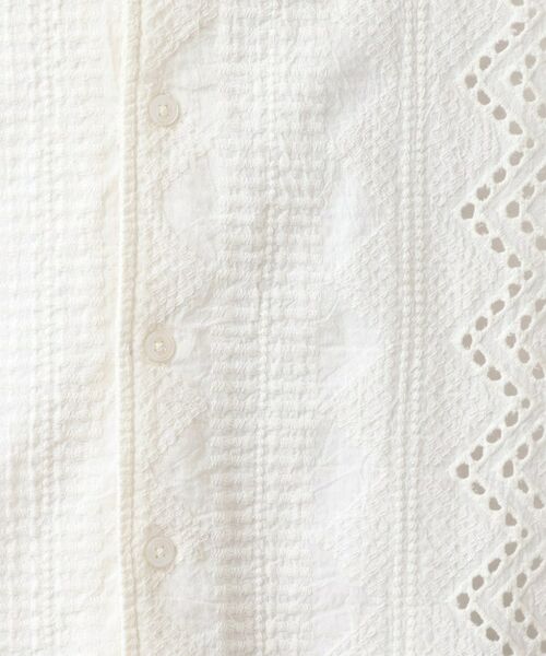 THE SHOP TK / ザ ショップ ティーケー シャツ・ブラウス | インド刺繍半袖シャツ　【親子リンク/洗濯機OK】 | 詳細4